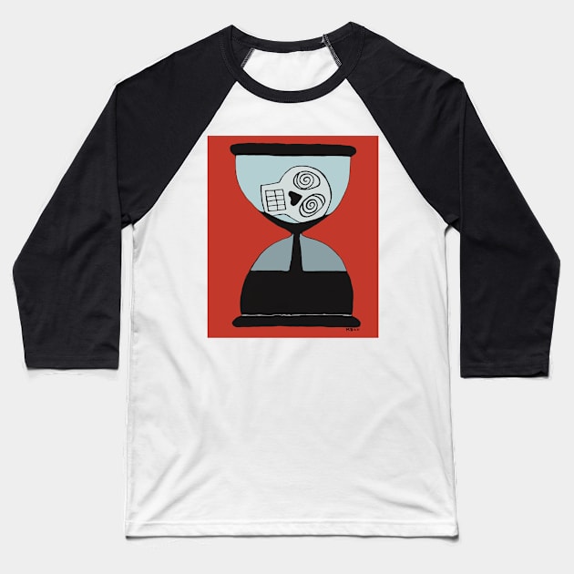 Hourglass Jack Baseball T-Shirt by KBILU_Art